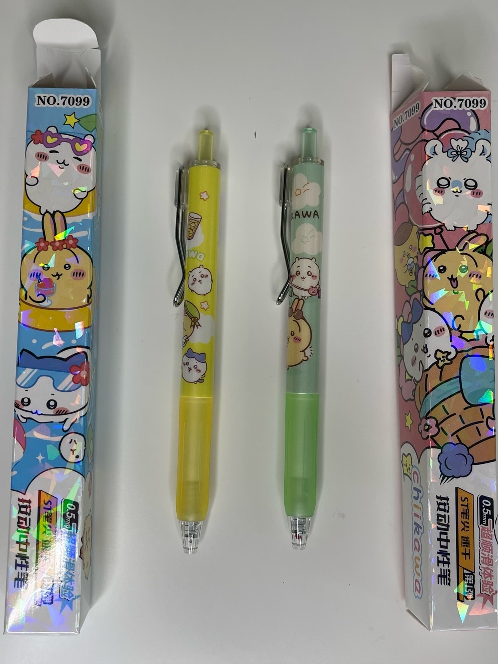 Chiikawa Gel Pen Blind Box Set of 2 (Opened / Unused) Kawaii